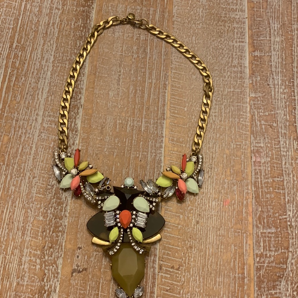 J. Crew vintage style statement necklace